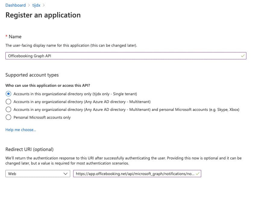 Office 365 - Meeting room and user data sync (with Graph) - Officebooking -  Works for you.