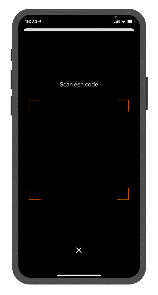 QR code scannen inchecken mobiele app