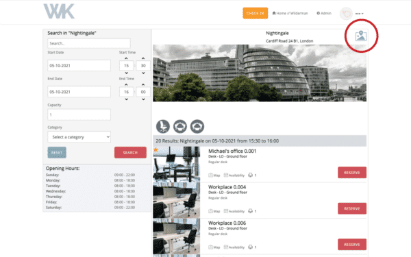 List view web app